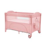 Cuna de viaje Kikkaboo 2 niveles Milky Way Rosa 2023