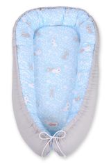 Cocoon Premium Reversible para Bebés My Sweet Baby - Conejitos Azules