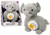 Elefante Proyector de Luz y Sonidos Plush Color Gris