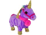 Unicornio Interactivo Mascota Púrpura con Alas Doradas