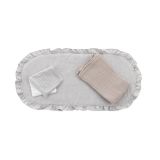 Pack colcha capazo Polo gris Cambrass extendida