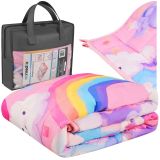 Manta de peso rosa Isomedix con diseño infantil