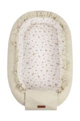 Nido de bebé Sensillo en algodón rosa beige con diseño suave