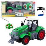 Tractor Agrícola Control Remoto Verde 1:24