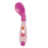 Cuchara Ergonomica Chicco para Bebé 8M+ Rosa