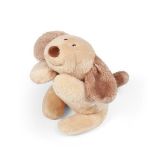 Peluche calentador de agua Babyono Cherry Stone con diseño de perrito.