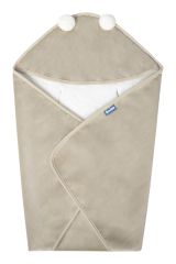 Manta de swaddle para silla de coche Sensillo 75x75 Beige
