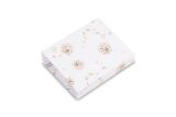 Sábana ajustable Sensillo beige con estampado de diente de león.