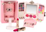 Espejo de Belleza con Soporte Ajustable Rosa