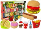 Set de Hamburguesas de Comida Rápida