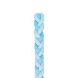 Protector Trenzado 180cm Kikkaboo Azul - Cojín de Cuna