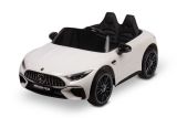 Coche eléctrico Mercedes SL63 Toyz en color blanco con luces LED