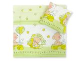 Juego de Cuna con Edredón y Almohada My Sweet Baby - Oso Verde
