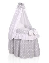 Moisés de Mimbre My Sweet Baby con Drape Laura Grey
