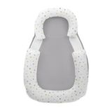 Posicionador antivuelco Kikkaboo Dots Grey para bebés