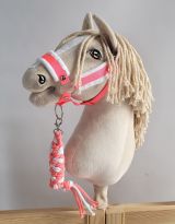 Set Halter A3 con Furry y Tether My Sweet Baby - Neon Pink/White
