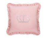 Decorative Pillow With Application - Pastel Pink