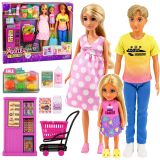 Set Familia Muñecas con Mamá Embarazada y Bebé Anlily