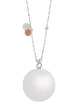 Llamador de Ángeles Proudmama Olivia Silver/Moonstone