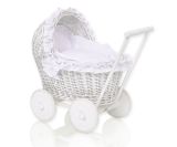 Cochecito de Muñeca My Sweet Baby Aurora - Mimbre Natural