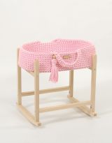 Cesta de Muñecas Boho My Sweet Baby - 100% Algodón Rosa