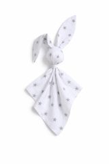 Manta de Conejo Acogedora de Algodón My Sweet Baby - Estrellas Grises