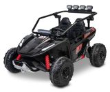 Buggy eléctrico Toyz Reptile Negro con diseño deportivo y luces LED