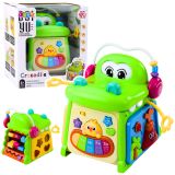 Cubo Educativo Interactivo Cocodrilo con Piano Sensorial