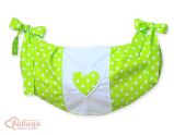 Bolsa de Juguetes My Sweet Baby - Corazones Colgantes Verde