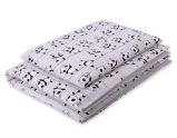 Juego de Ropa de Cuna My Sweet Baby 2 Piezas Panda Gris