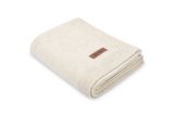 Manta de Bebé 100% Lana Merino Melange 90x75 – Beige Claro, Termorreguladora