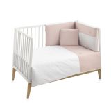 Jgo 2 Pcs.f.nordica Cuna 70 Plumeti Rosa 110x170x3 Cm - Cambrass