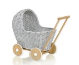 Carrito de Muñecas de Mimbre My Sweet Baby - Gris
