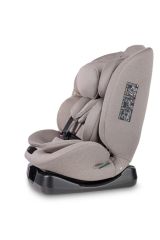 Silla de coche Caretero Mundi i-Size beige vista frontal y central