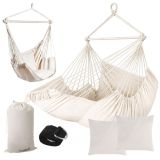 Silla Colgante Gardlov 210cm Beige - Hamaca de Jardín