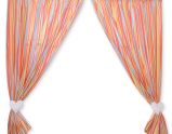 Cortinas para Habitación de Bebé - My Sweet Baby - Corazones Naranja