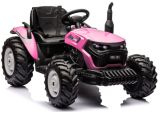 Tractor eléctrico HC-306 Rosa con diseño moderno.