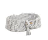 Moisés Boho para Muñecas My Sweet Baby - Algodón Gris Claro