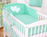 Juego de Cuna 3 piezas My Sweet Baby - Corazones Colgantes