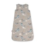 Saco de dormir Waldin en color beige oscuro, ideal para bebés