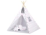 Tipi Infantil My Sweet Baby con Alfombra y Plumas Decorativas