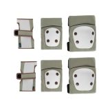 Protectores de Rodillas y Codos Kikkaboo Verde Militar