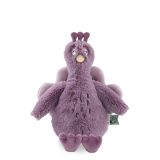 Animal de peluche Trixie Mrs. Peacock con diseño adorable.