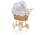 Cochecito de Muñecas My Sweet Baby con Ropa de Cama Gris Natural