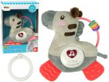 Sonajero de Teether Interactivo en Forma de Cebra Gris