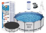 Piscina de Jardín con Estructura 366x122 cm Bestway