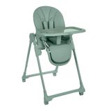 Trona Pastello 3 Mint Kikkaboo con altura regulable para comidas