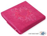 Manta de Forro Polar para Bebés - My Sweet Baby Rosa Oscuro