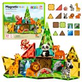 Bloques de construcción magnéticos animando la creatividad infantil