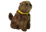 Perro de peluche interactivo con funciones educativas
